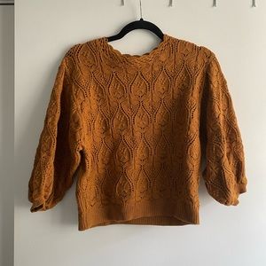 Sezane Sailor Jumper in camel